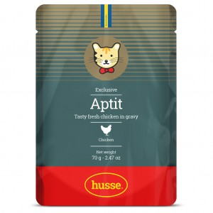 Aptit Chicken 好味新鮮雞胸肉連湯汁 - 貓貓濕糧副食包, 70g